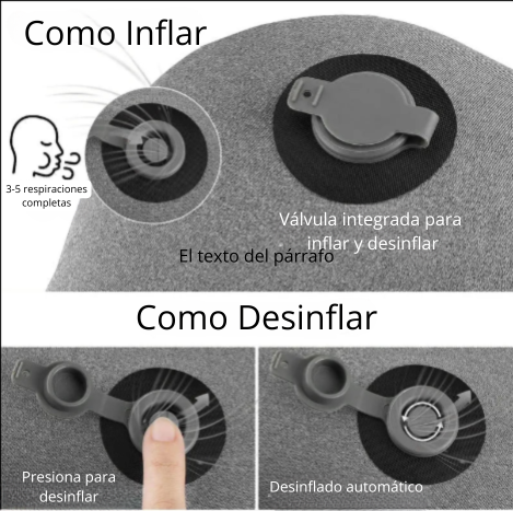 ErgoPillow - Almohada inflable